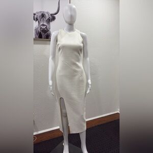 Cinq à Sept Cream Long Sleeve Dress